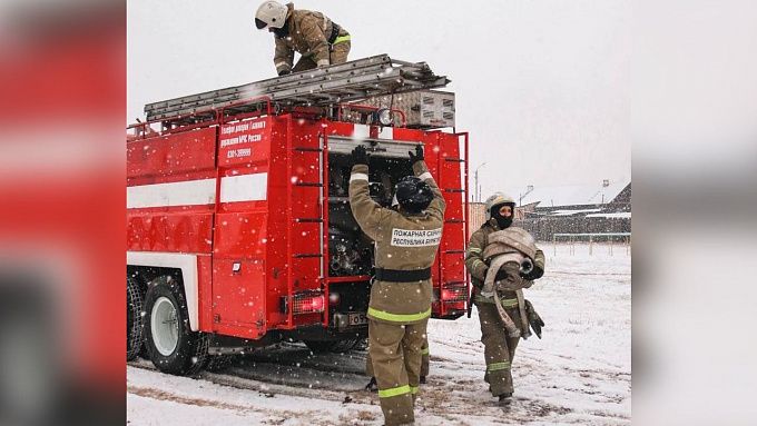 Пожар в парикмахерской произошел в Бурятии