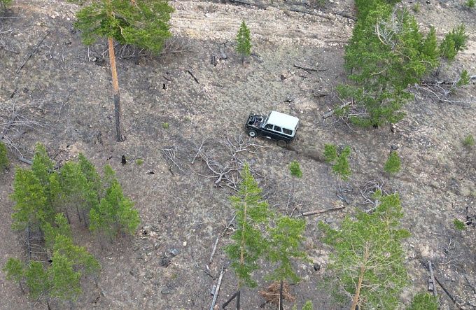 В Бурятии черного лесоруба поймали с помощью квадрокоптера