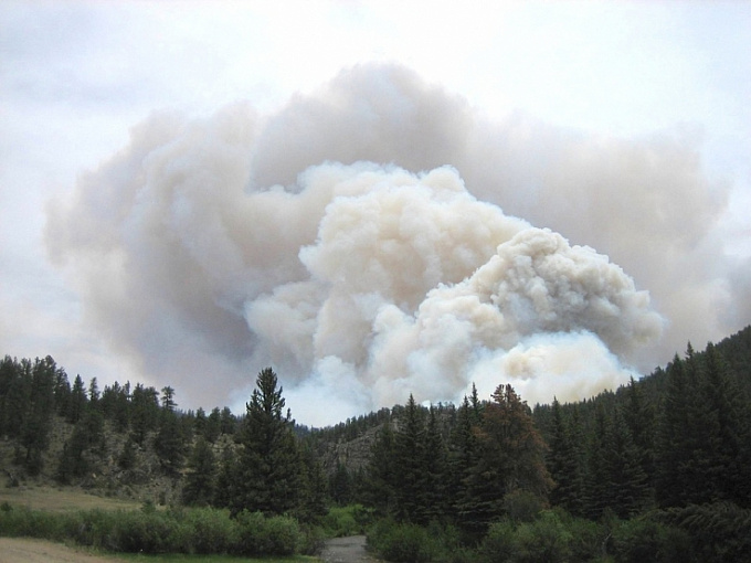 В Бурятии тушили лесные пожары на площади почти в 1500 га
