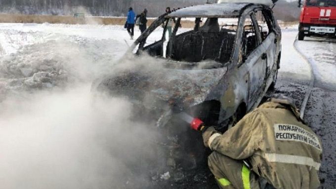Шесть машин сгорело за неделю в Бурятии