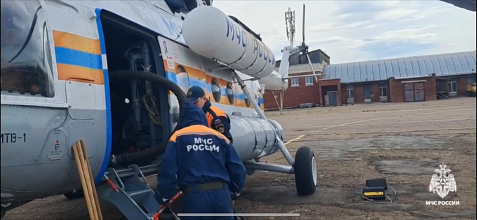 Угроза перехода огня на поселок в Бурятии снята