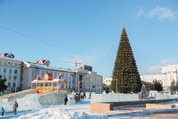 В Улан-Удэ выбрали концепцию для нового новогоднего городка
