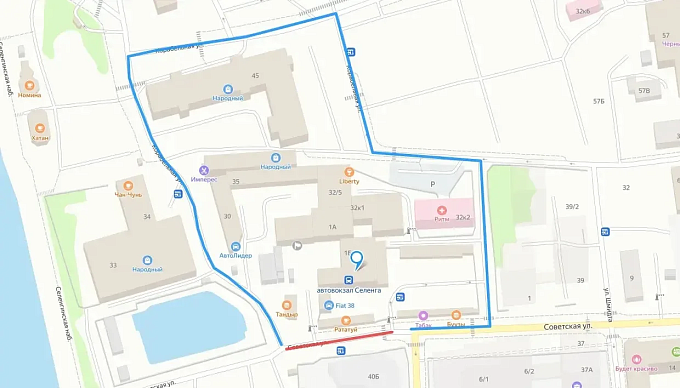 Участок дороги перекрыли в центре Улан-Удэ 