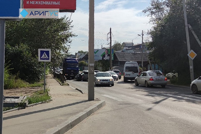В Улан-Удэ десятки автомобилистов застряли в пробке из-за ДТП (ФОТО)