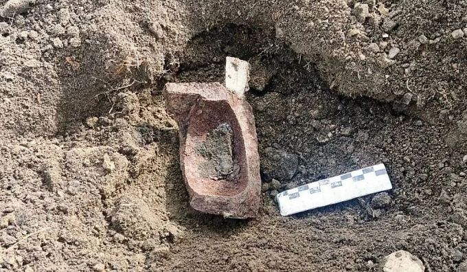 Осколок снаряда под ногами нашли прохожие в Улан-Удэ
