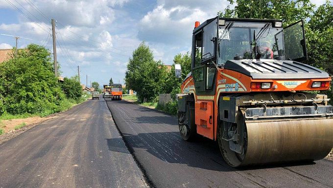 В селе Бурятии завершается ремонт центральной улицы