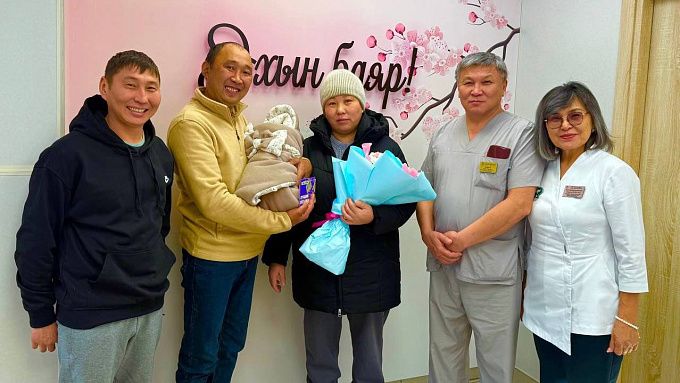 В семье из Улан-Удэ родился шестой ребенок