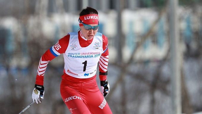 Алиса Жамбалова вошла в тройку лучших лыжниц России