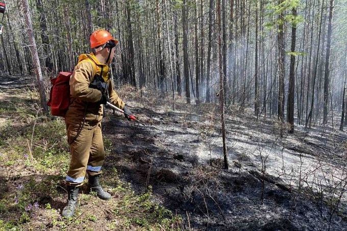 В Бурятии за сутки потушили четыре лесных пожара