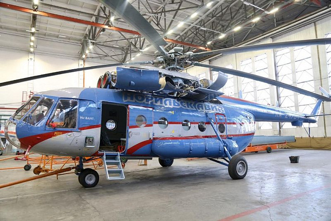 У-УАЗ передал «Норильск Авиа» два вертолета Ми-8АМТ