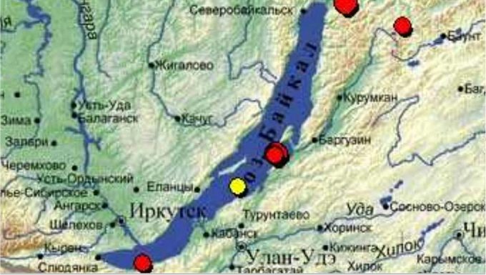 Землетрясение произошло на Байкале