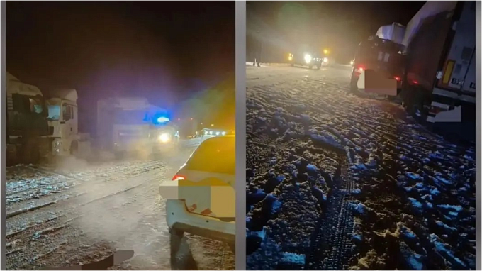 Двое пострадали в массовом ДТП с фурами на федеральной трассе в Бурятии