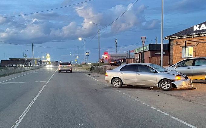 В Бурятии молодой мотоциклист получил травмы в ДТП