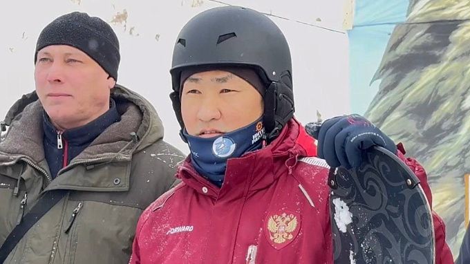 Ветеран СВО из Бурятии стал инструктором по сноуборду