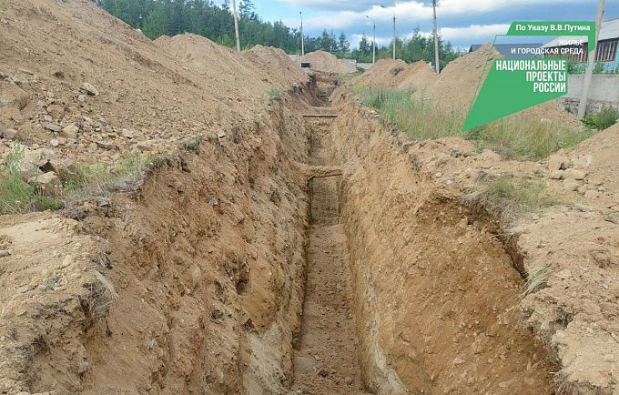 В Северобайкальске подрядчик затягивает строительство сетей водоснабжения