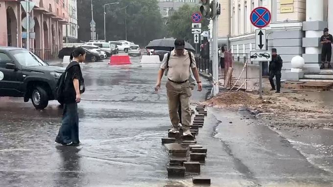 Ливневку у Арбата в Улан-Удэ обустроят через два дня