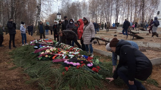 В Москве захоронили красноармейцев из Бурятии