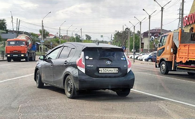 В Улан-Удэ задержали водителя «Тойоты», подделавшего госномер