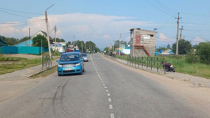В Бурятии школьник получил перелом в ДТП на мотоцикле