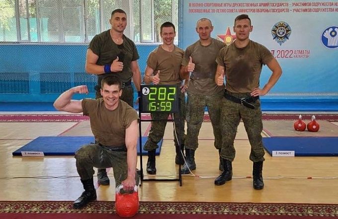 Гиревик из Бурятии стал лучшим на военно-спортивных играх стран СНГ