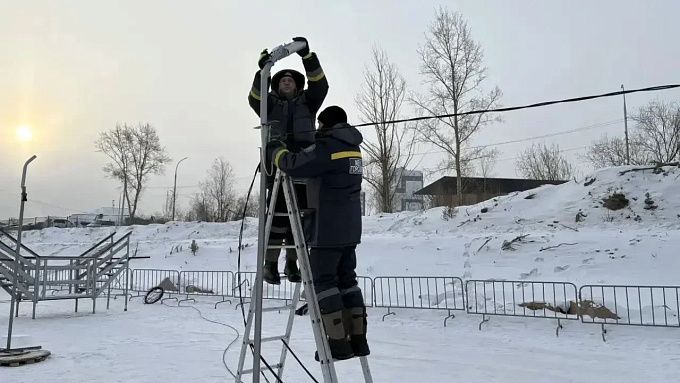 Крещенскую купель обустраивают в Улан-Удэ