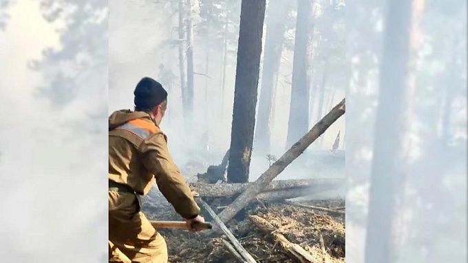 Больше 250 гектаров тайги горит в Бурятии 