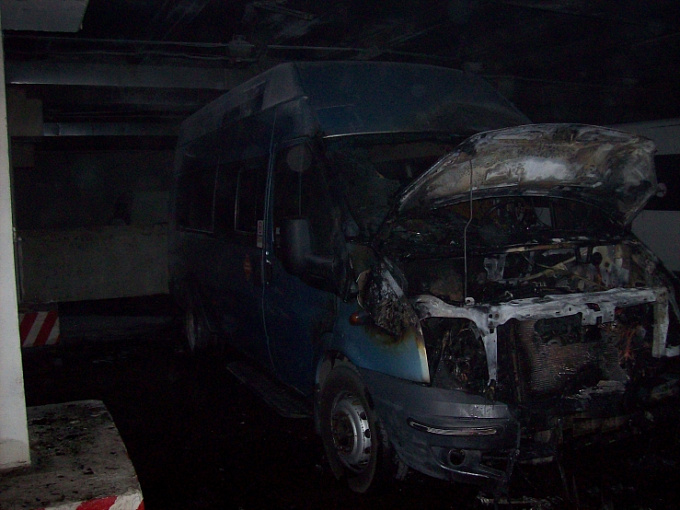 В Бурятии горели «Жигули» и микроавтобус