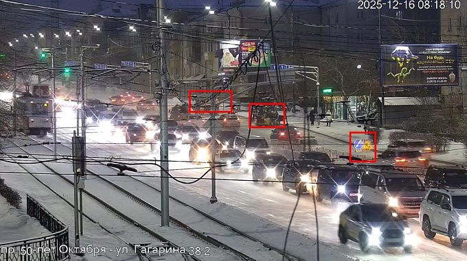 9-балльные пробки вновь сковали Улан-Удэ