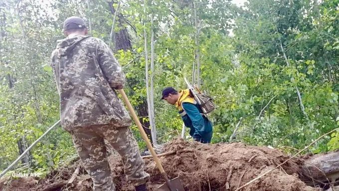 Три лесных пожара вспыхнули из-за сухой грозы в Бурятии