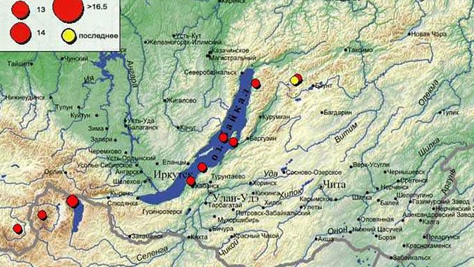 Землетрясение произошло на севере Бурятии