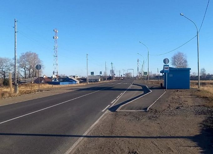 В Бурятии завершили ремонт участка федеральной трассы