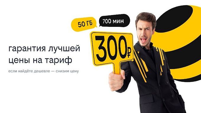 Оптимальный тариф за лучшую стоимость: Билайн запустил акцию для жителей Улан-Удэ с гарантией лучшей цены