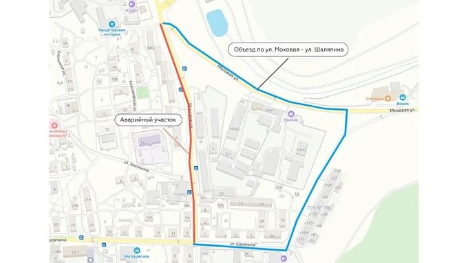 Дорогу перекрыли из-за коммунальной аварии в микрорайоне Улан-Удэ
