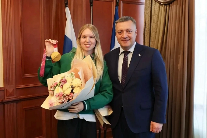 Горнолыжницу из Байкальска поздравил губернатор Иркутской области 