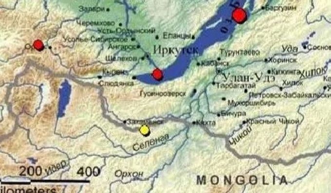 Землетрясение произошло на границе Бурятии и Монголии