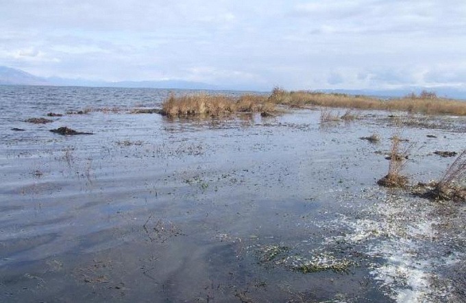 На Байкале затопило часть острова Ярки 