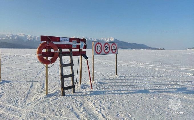 В Бурятии открыты 14 ледовых переправ