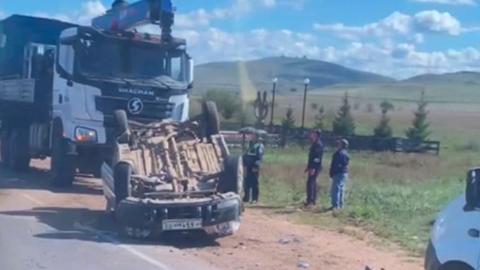 Двое детей пострадали в аварии на трассе Бурятии