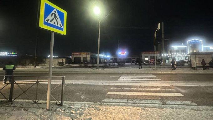 В Улан-Удэ неопытный водитель без прав сбил пенсионера