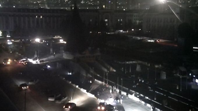 Центр Улан-Удэ во тьме. Жители почти весь день провели без электричества