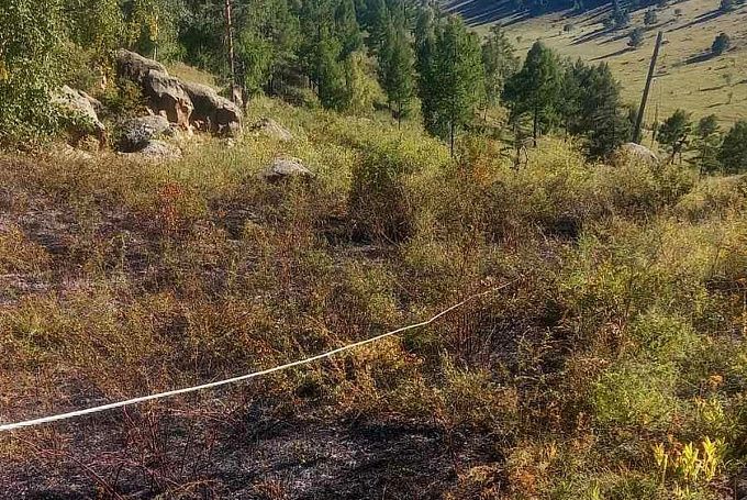 В Бурятии из-за оборвавшихся проводов вспыхнул лесной пожар