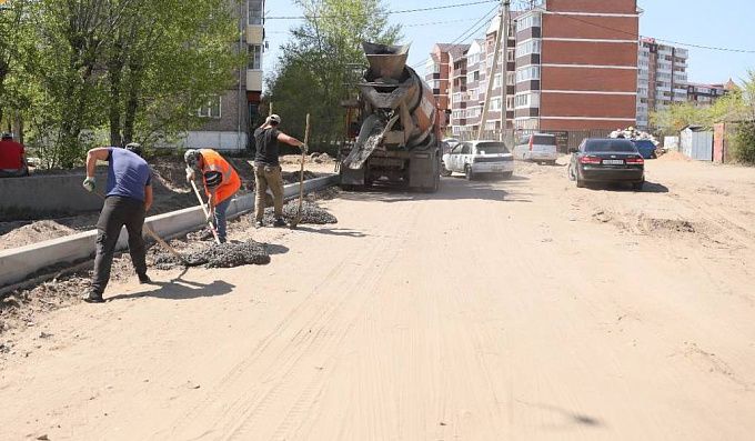 В Улан-Удэ начали ремонт еще одной дороги