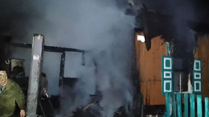 Подросток пострадал на пожаре в районе Бурятии
