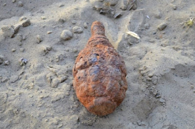 В Улан-Удэ нашли гранату времен Гражданской войны 