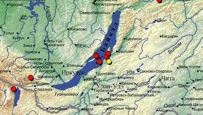 Землетрясение произошло в Бурятии
