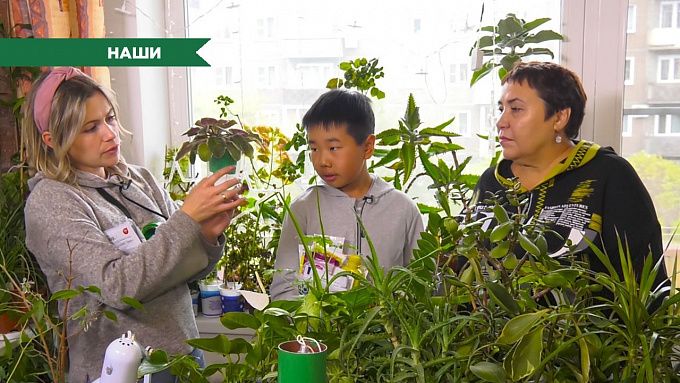 Улан-удэнский школьник создал сад в квартире