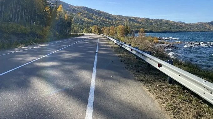 Движение ограничат на участке дороги на Байкале