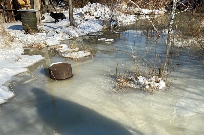 Ручей грозит подтоплением жителям микрорайона Улан-Удэ