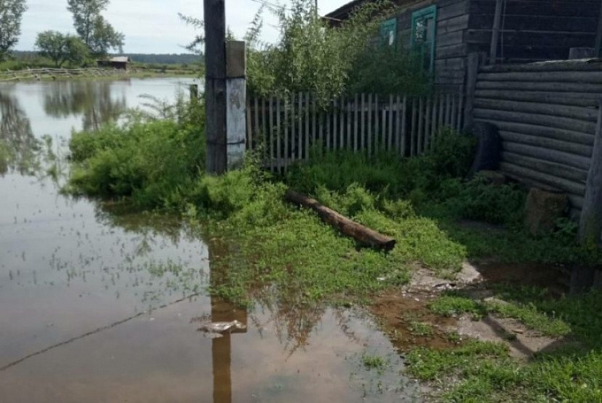В двух селах Бурятии подтопило придомовые участки 