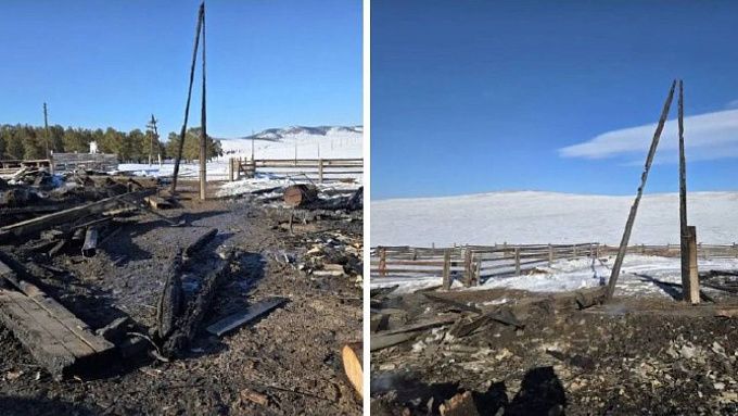 В Бурятии овцы, куры и жеребенок погибли в пожаре